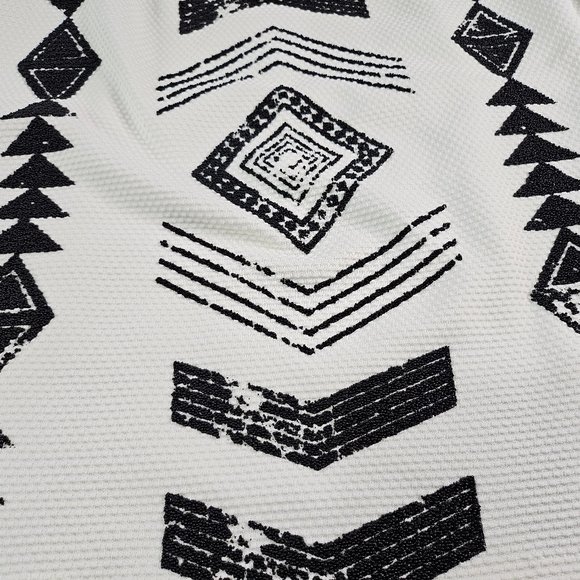 Guess Women's White and Black Beaded Sleevesless Midi Dress Size L - Picture 7 of 11